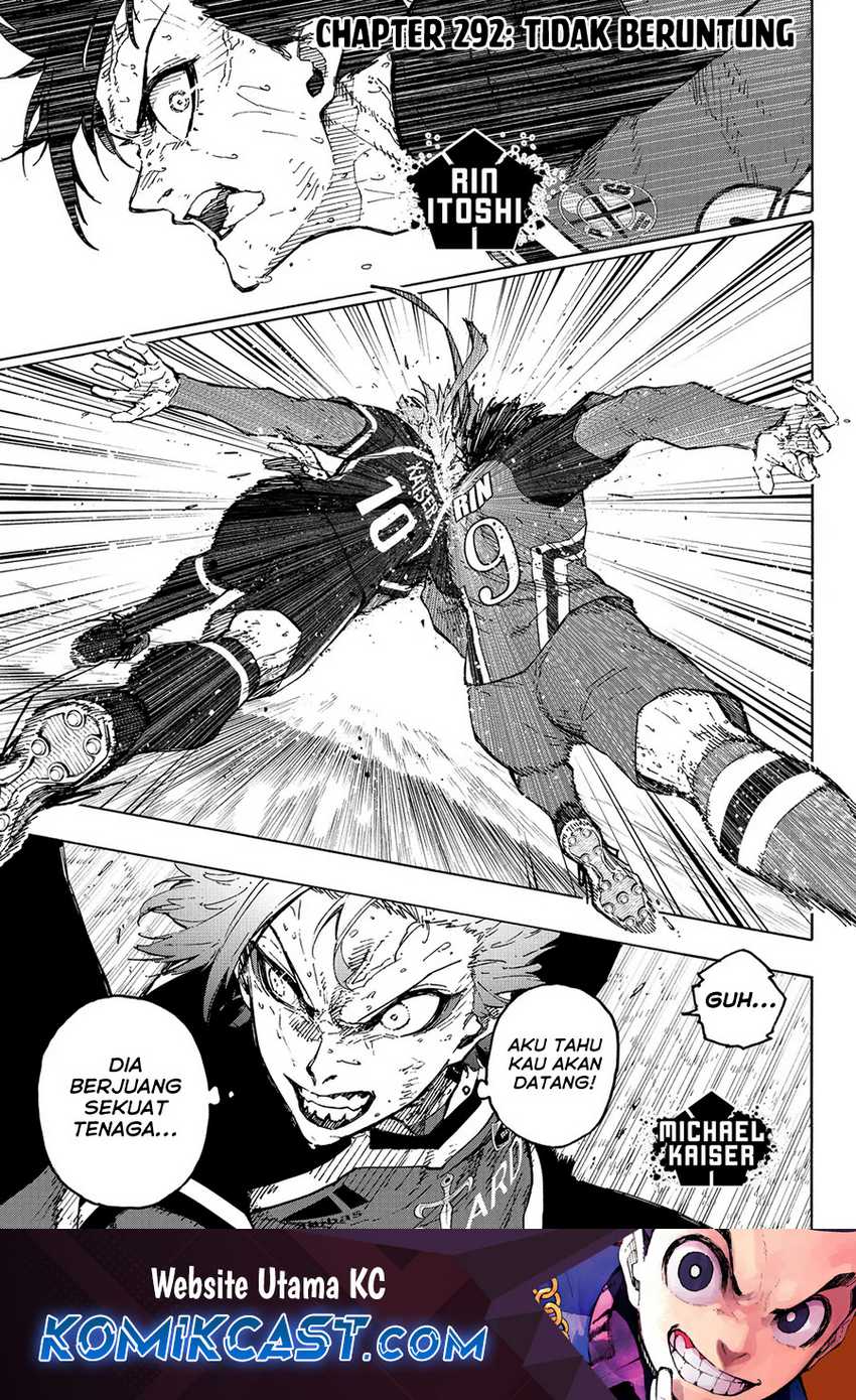 Blue Lock Chapter 292 page 1
