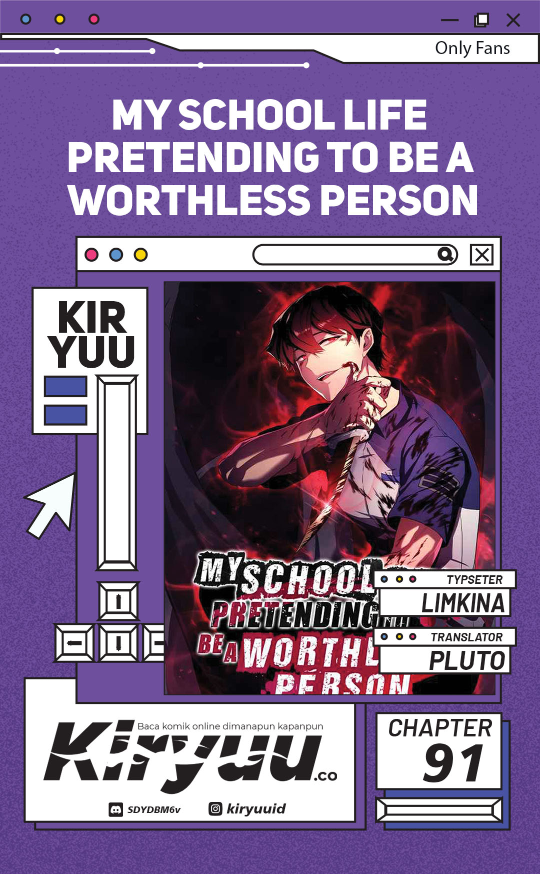 My School Life Pretending to Be a Worthless Person Chapter 91 page 0