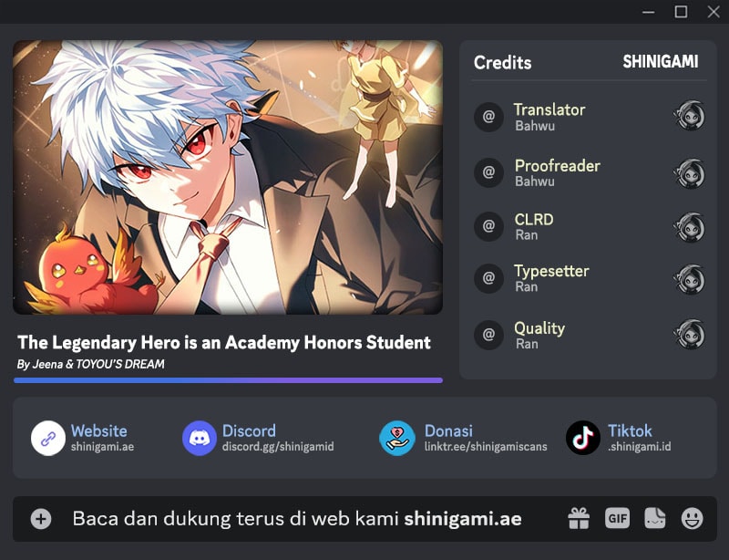 The Legendary Hero Is An Academy Honors Student Chapter 31 page 0